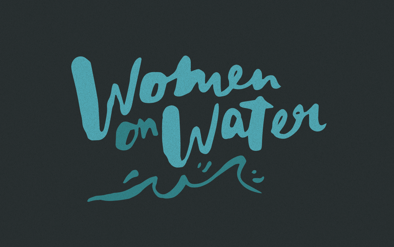 women on water